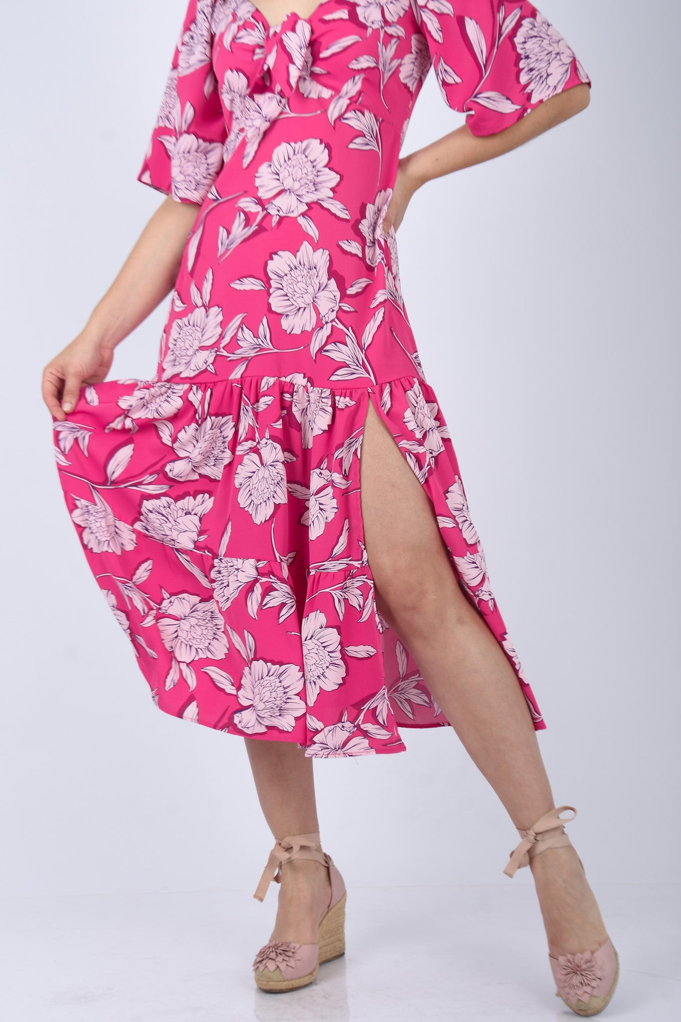 Vestido Dalia - Fucsia