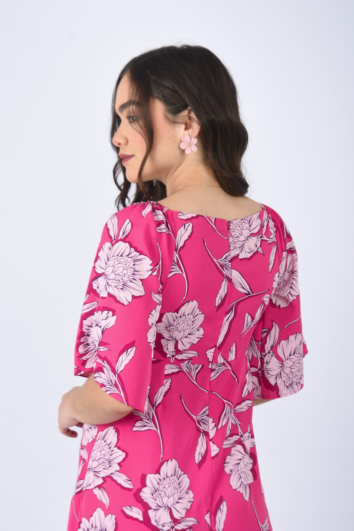 Vestido Dalia - Fucsia