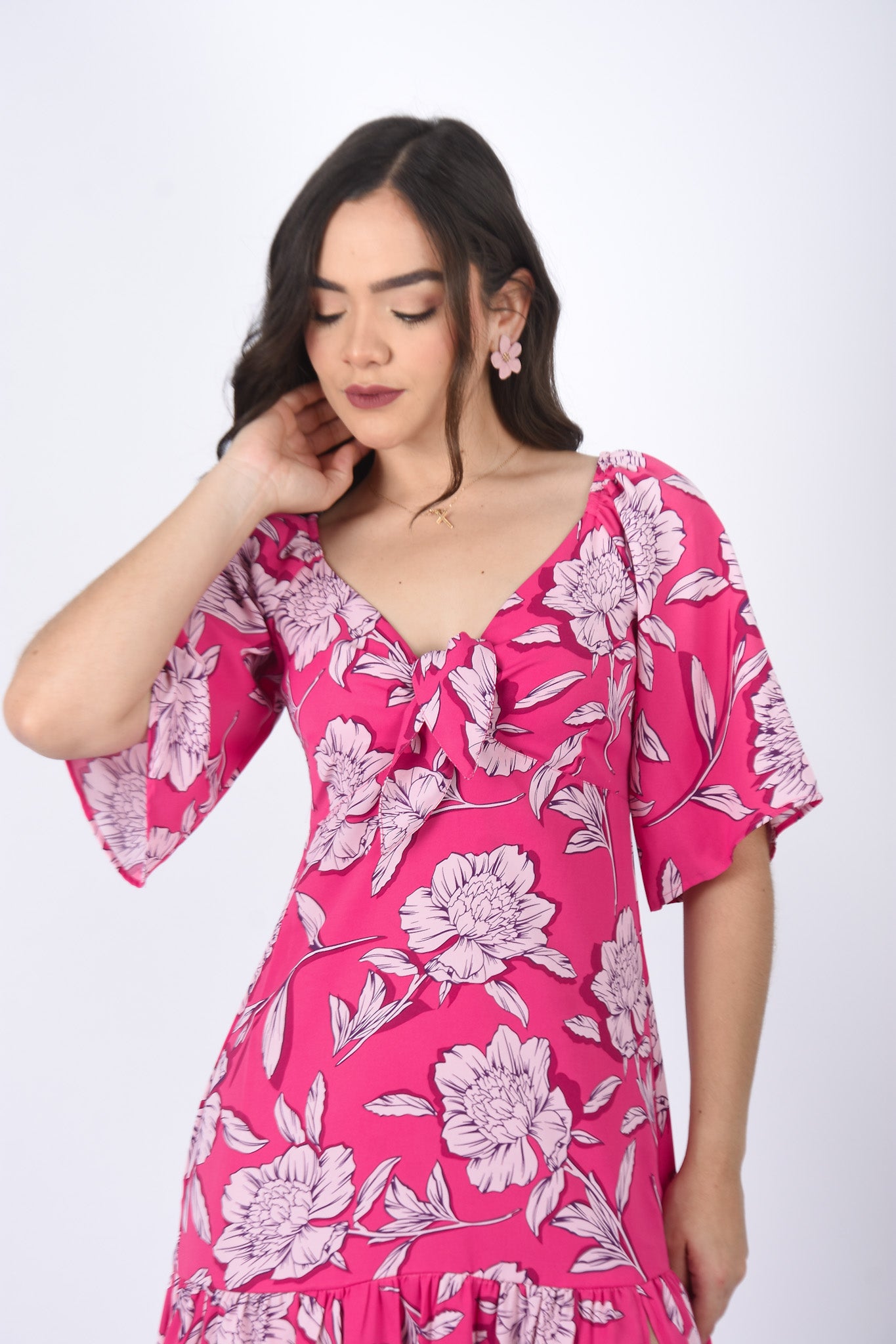 Vestido Dalia - Fucsia