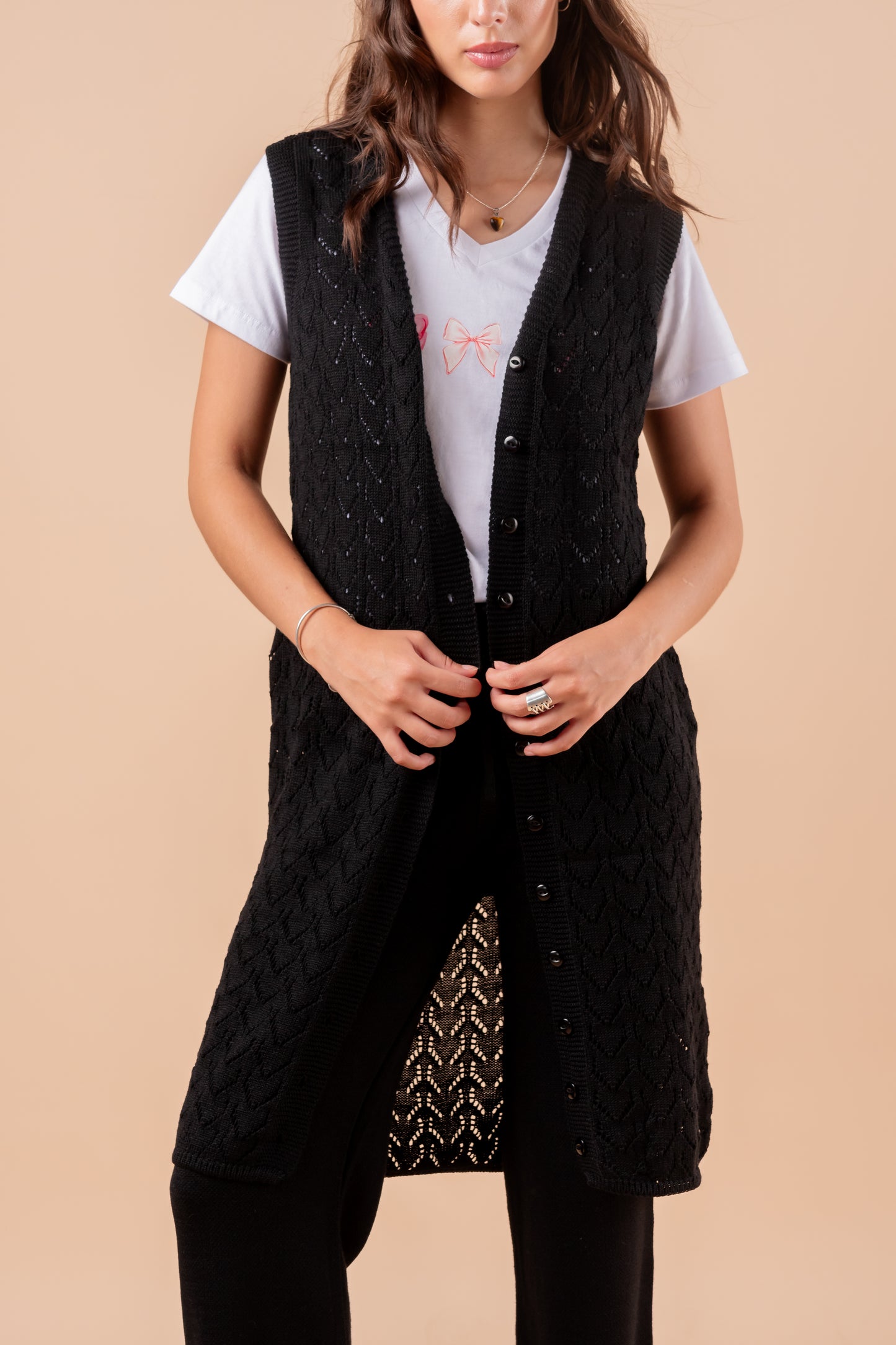 Chaleco Beli - Negro