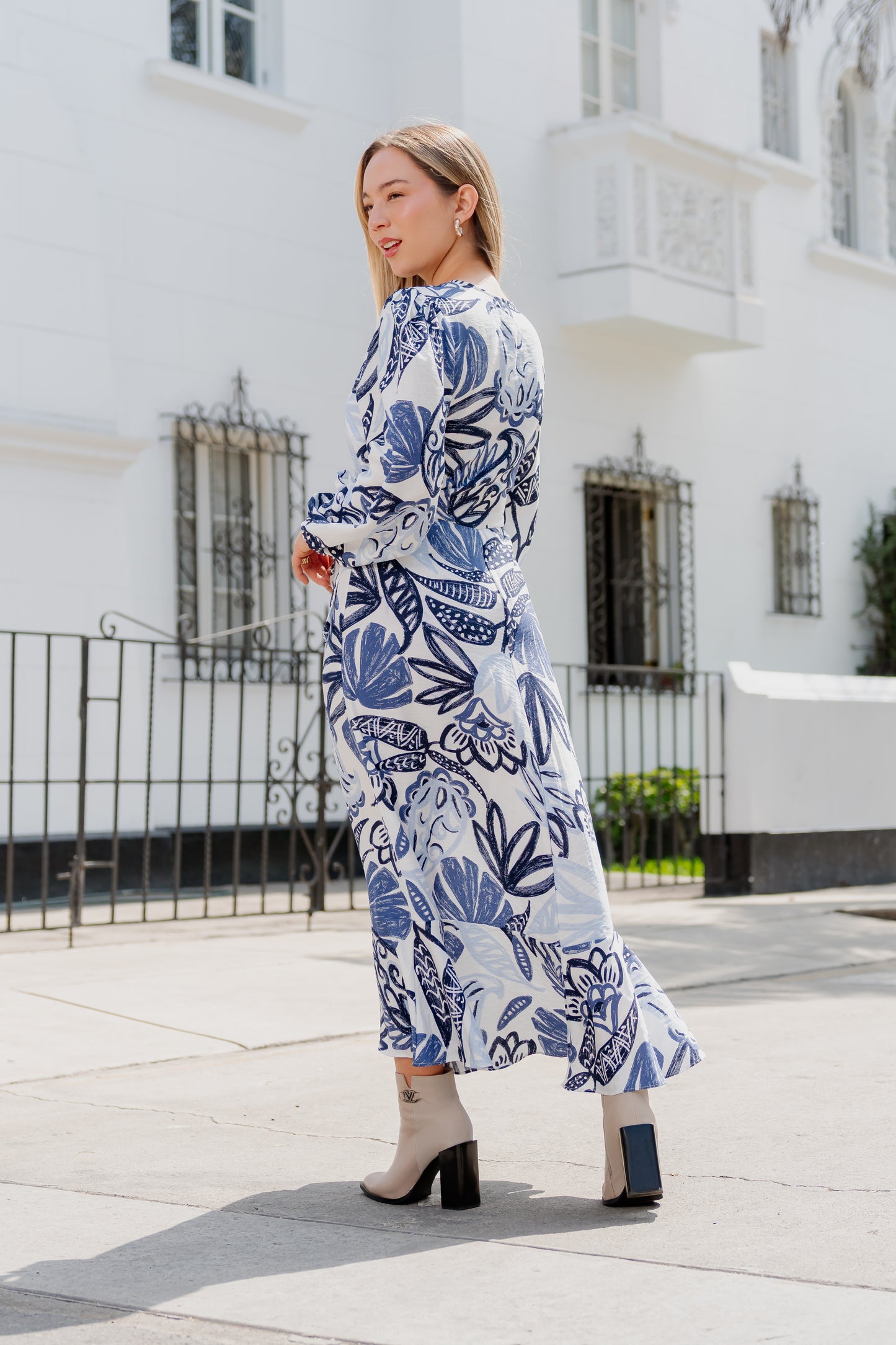 Vestido Anali - Azul