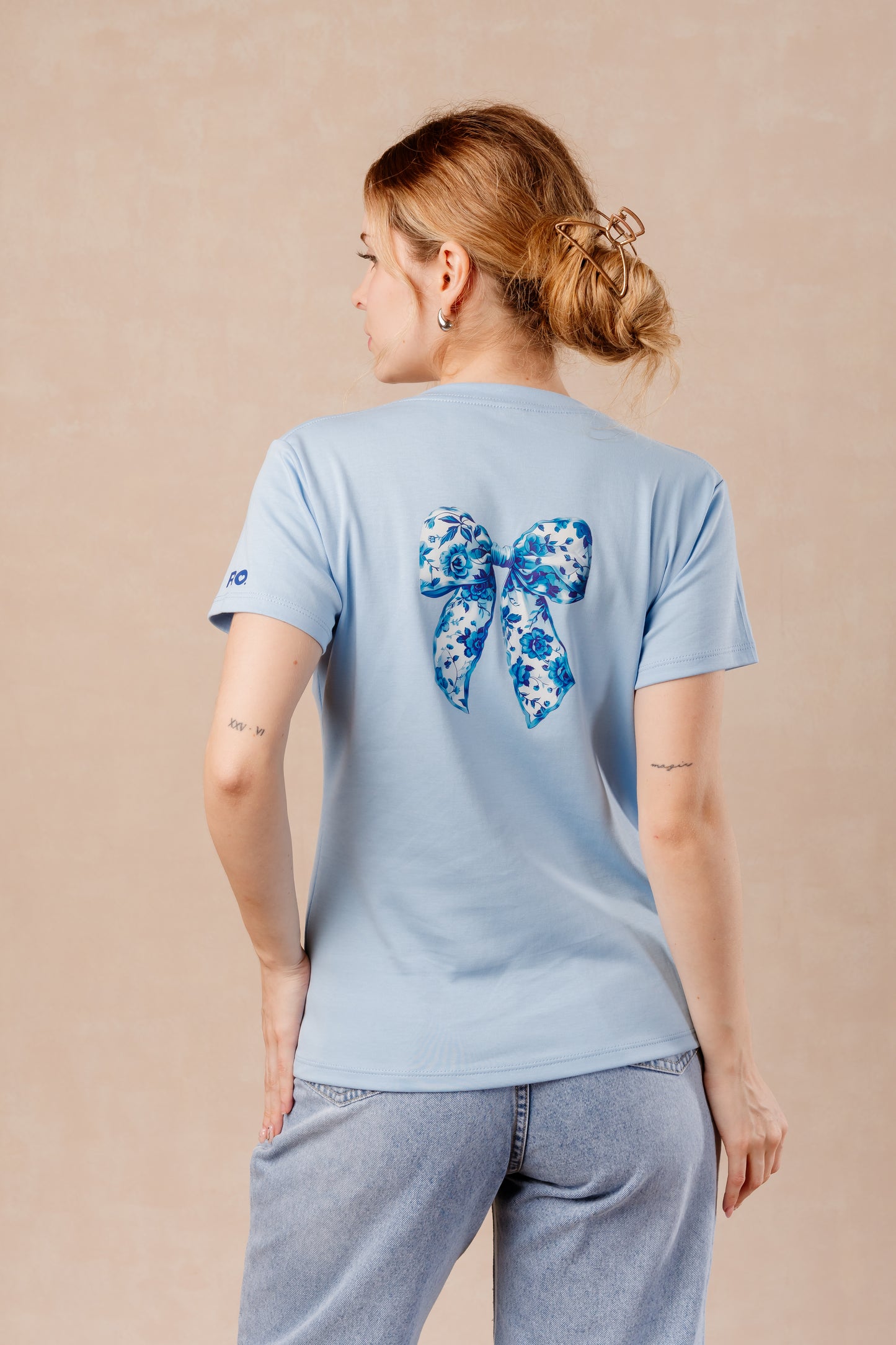 T-Shirt Lazo Azul - Celeste