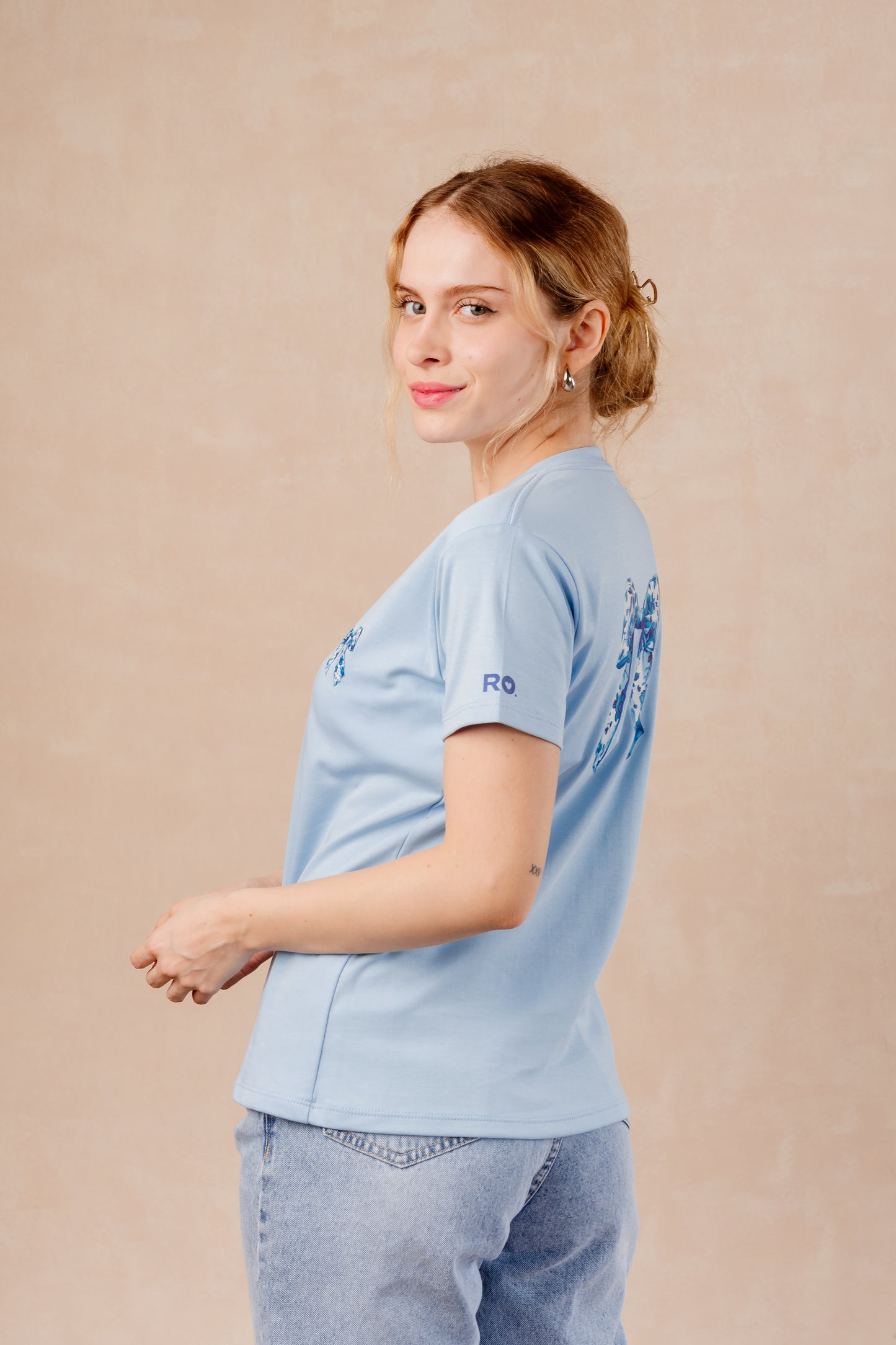 T-Shirt Lazo Azul - Celeste
