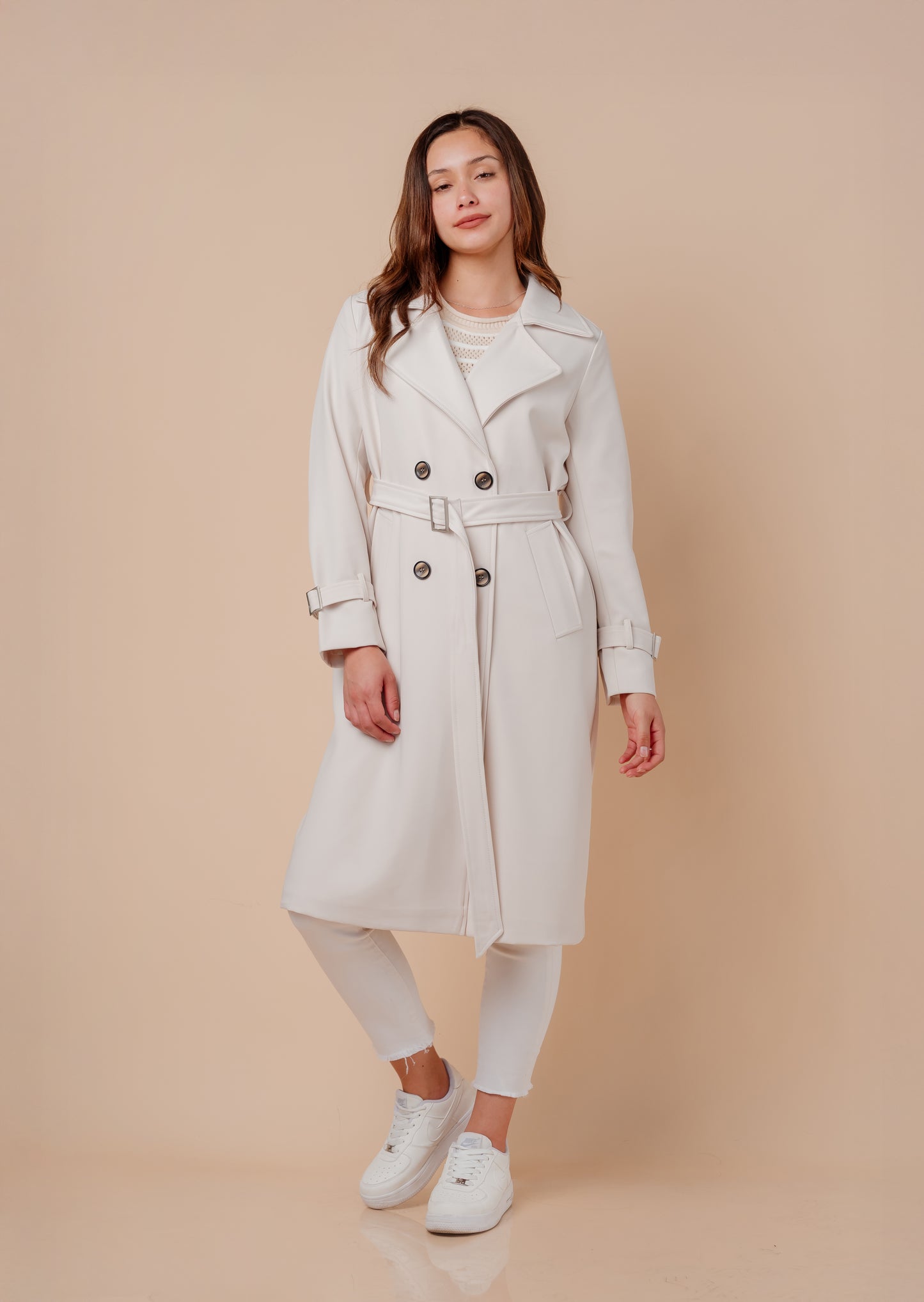Trench Largo Nana - Perla