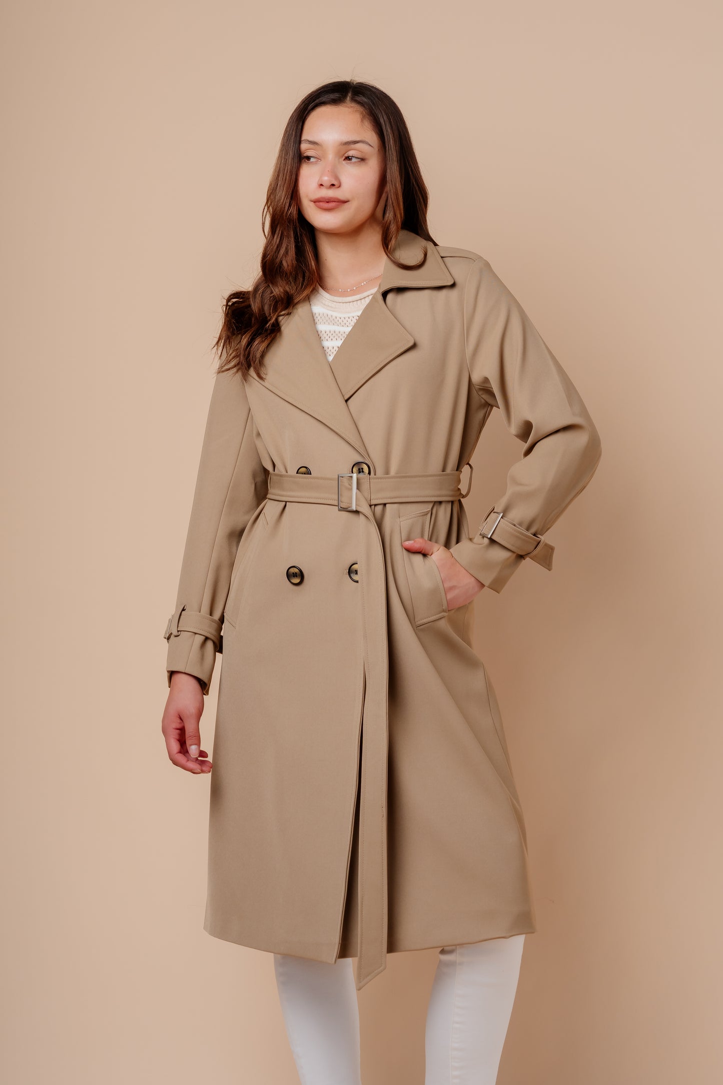 Trench Largo Nana - Beige