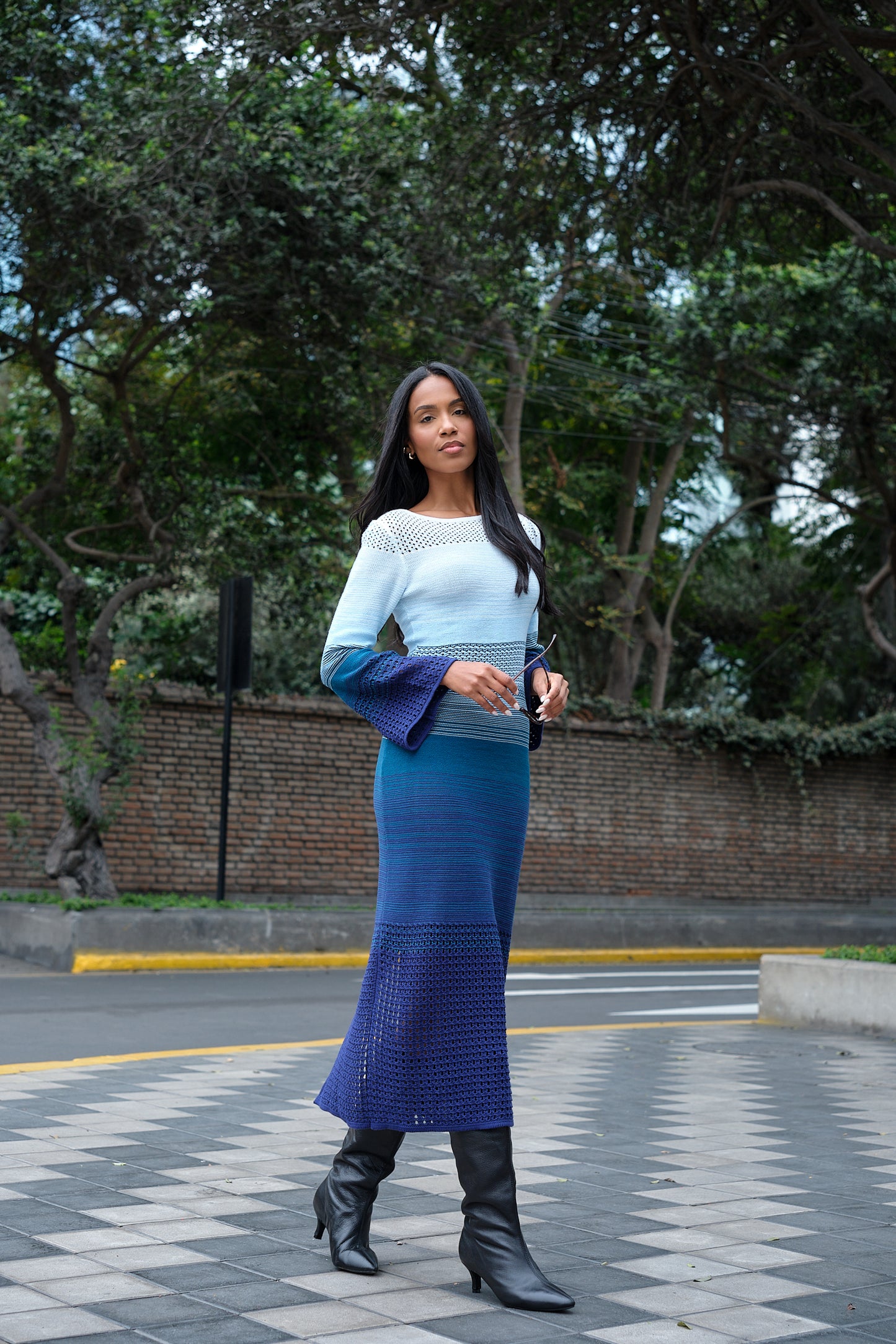 Vestido Mariana - Azul
