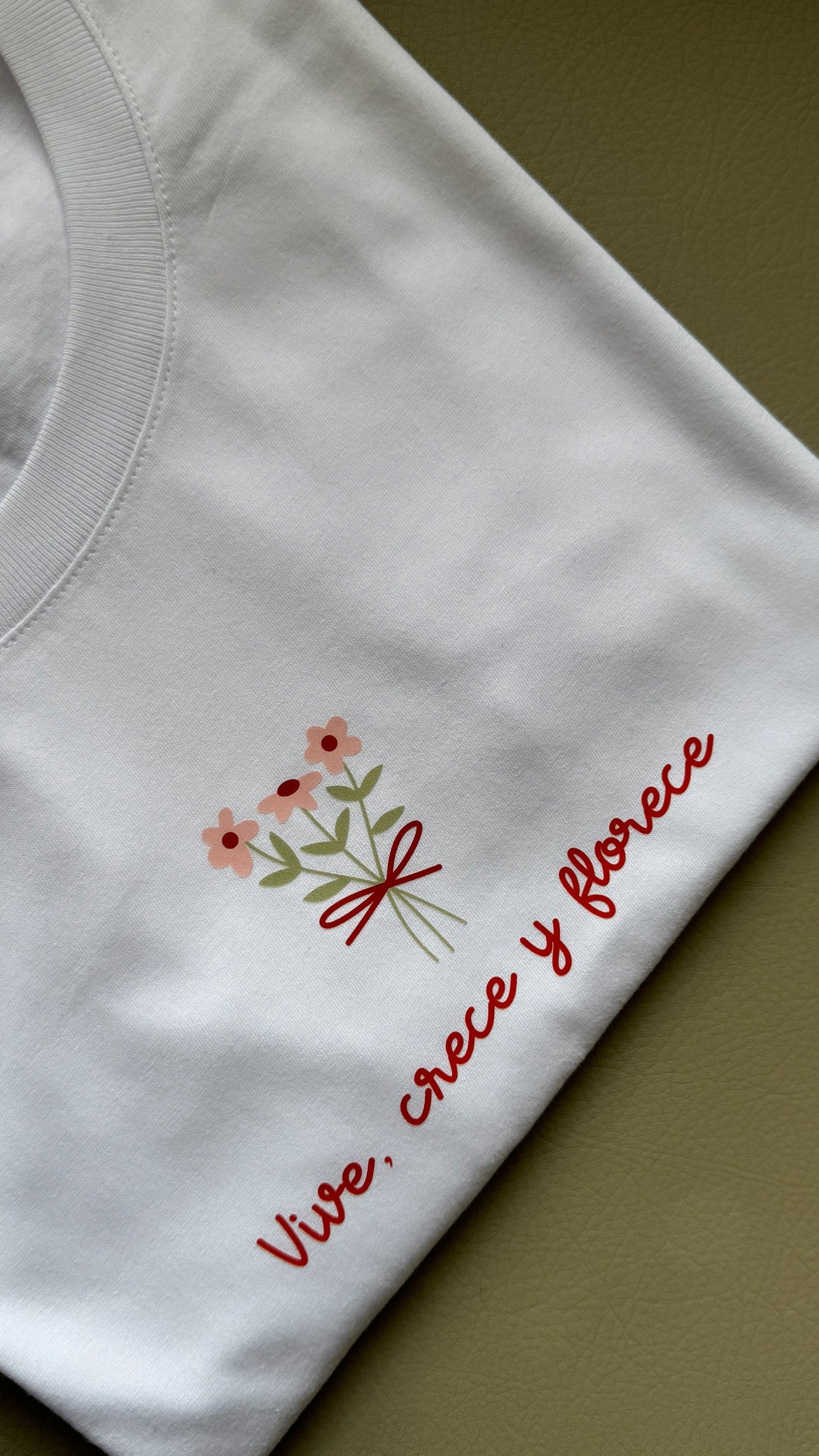 T-Shirt Vive - Blanco