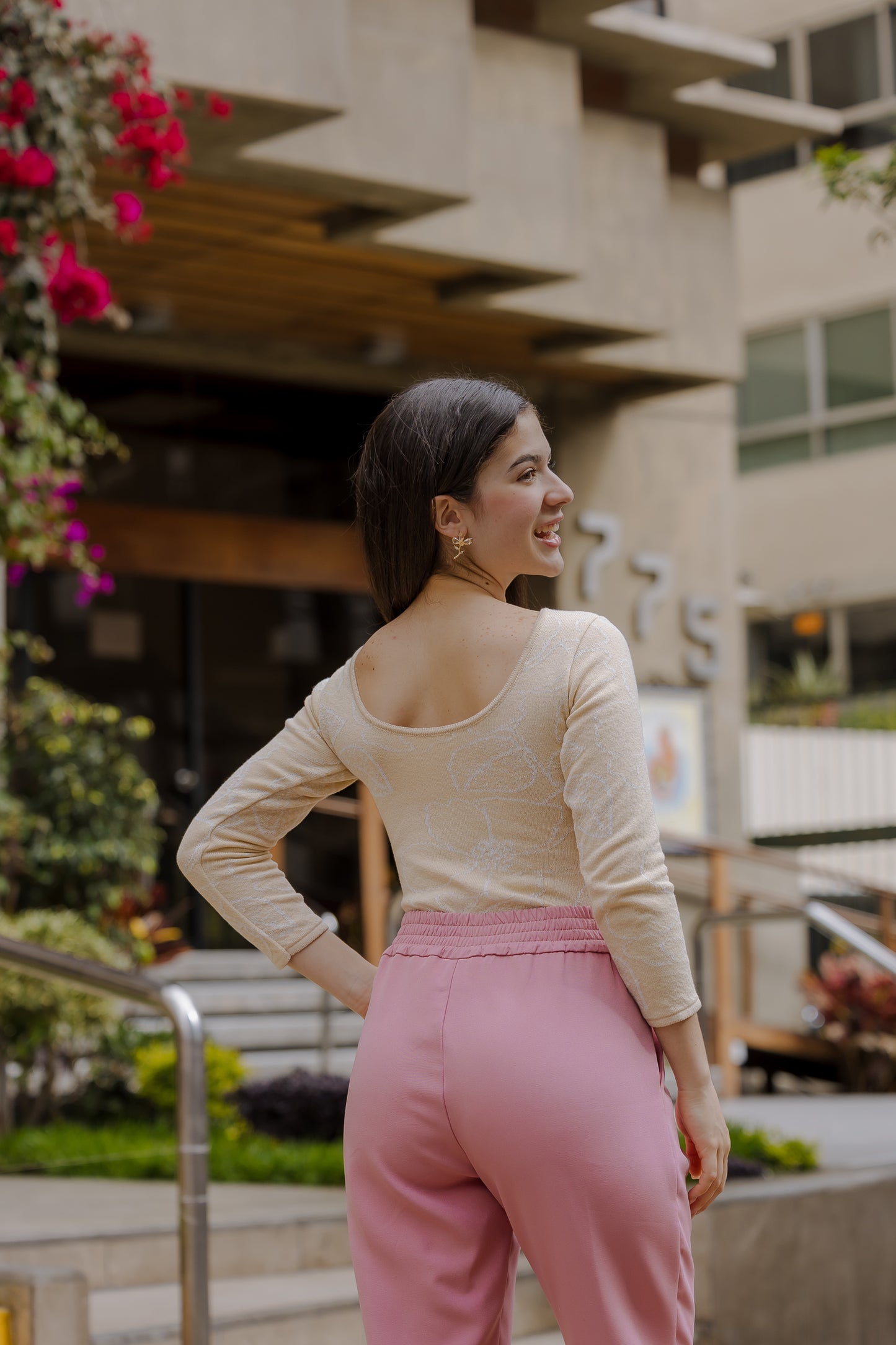 Pantalón Naim - Palo Rosa