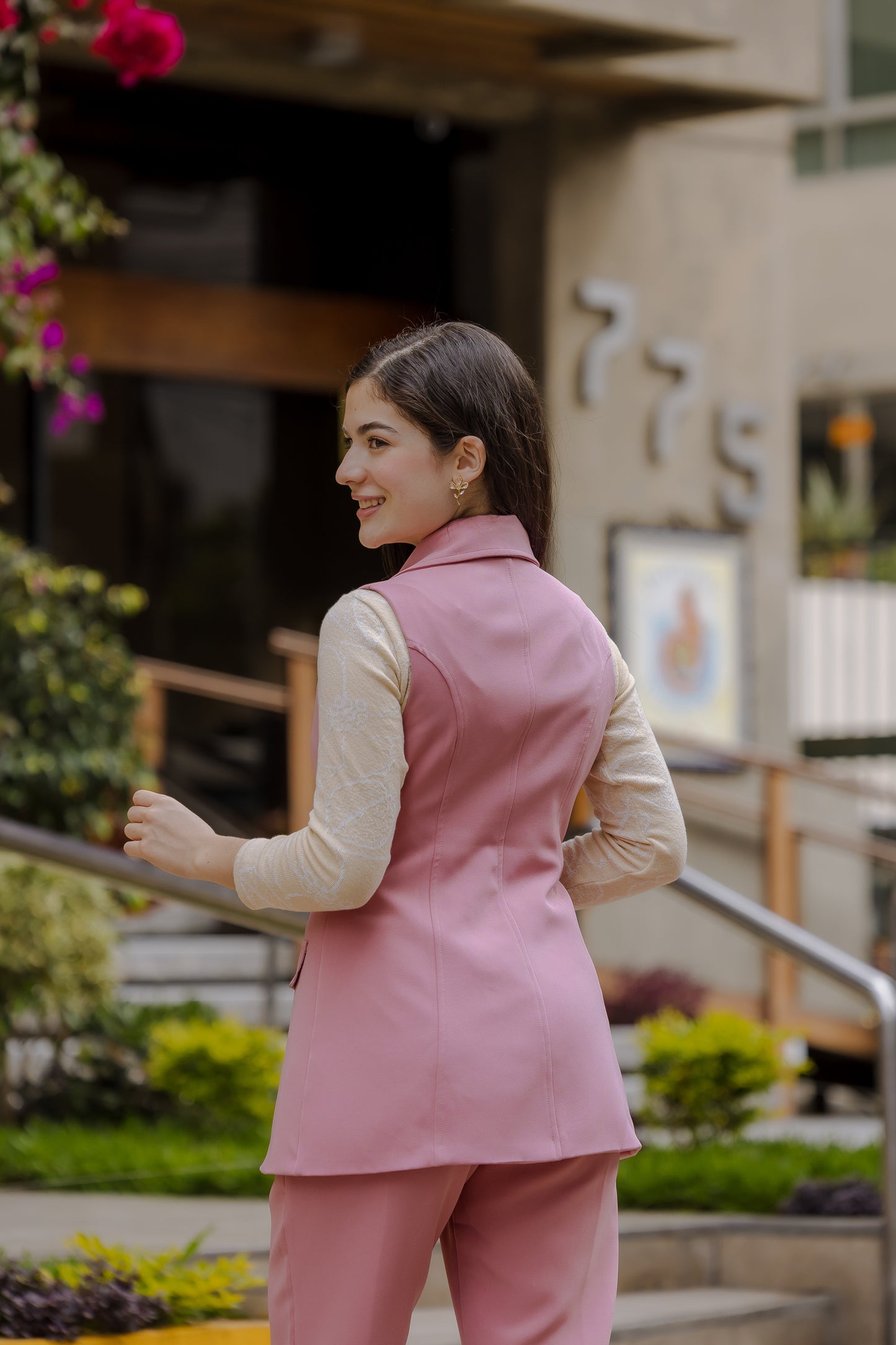 Chaleco Naim - Palo Rosa