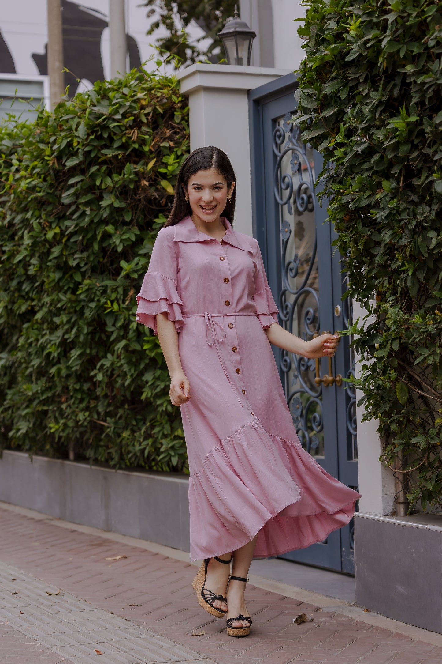 Vestido Aurora - Palo Rosa