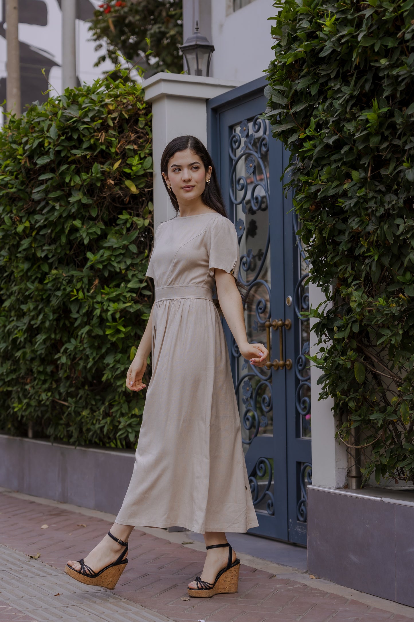 Vestido Poly - Crudo
