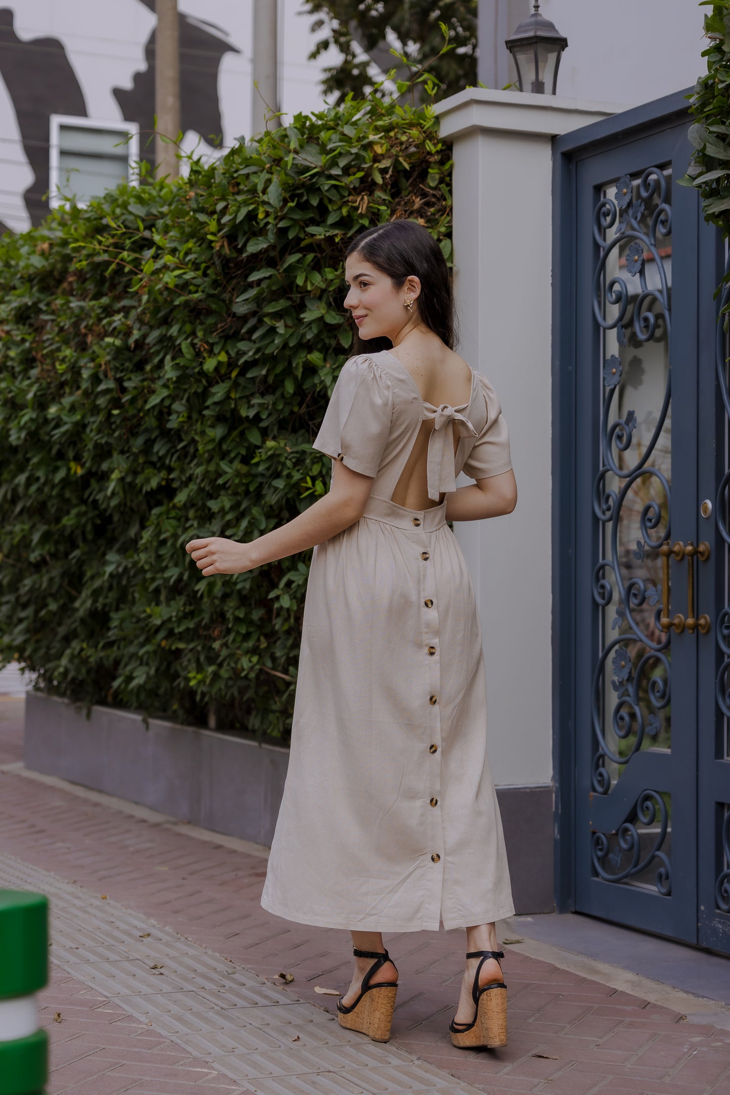 Vestido Poly - Crudo