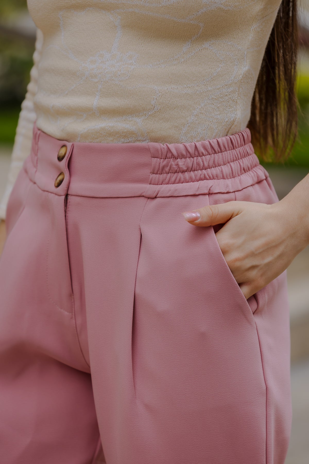 Pantalón Naim - Palo Rosa