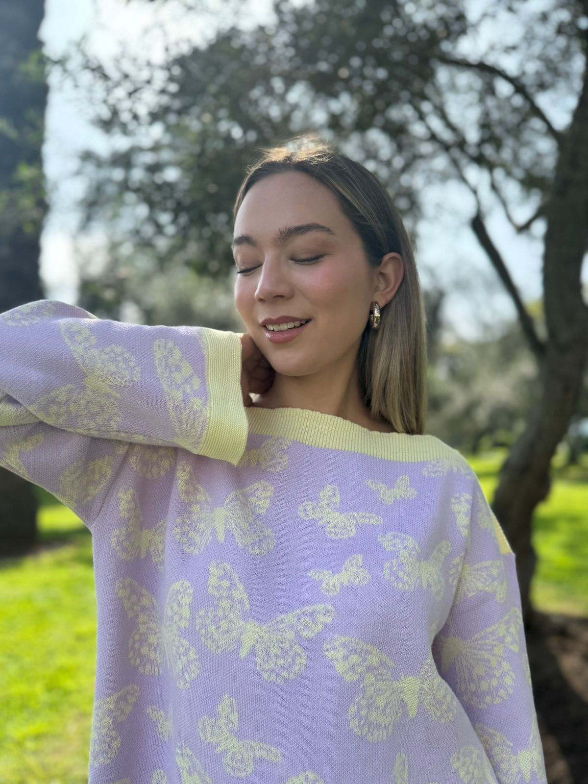 Chompa Mariposa - Lila