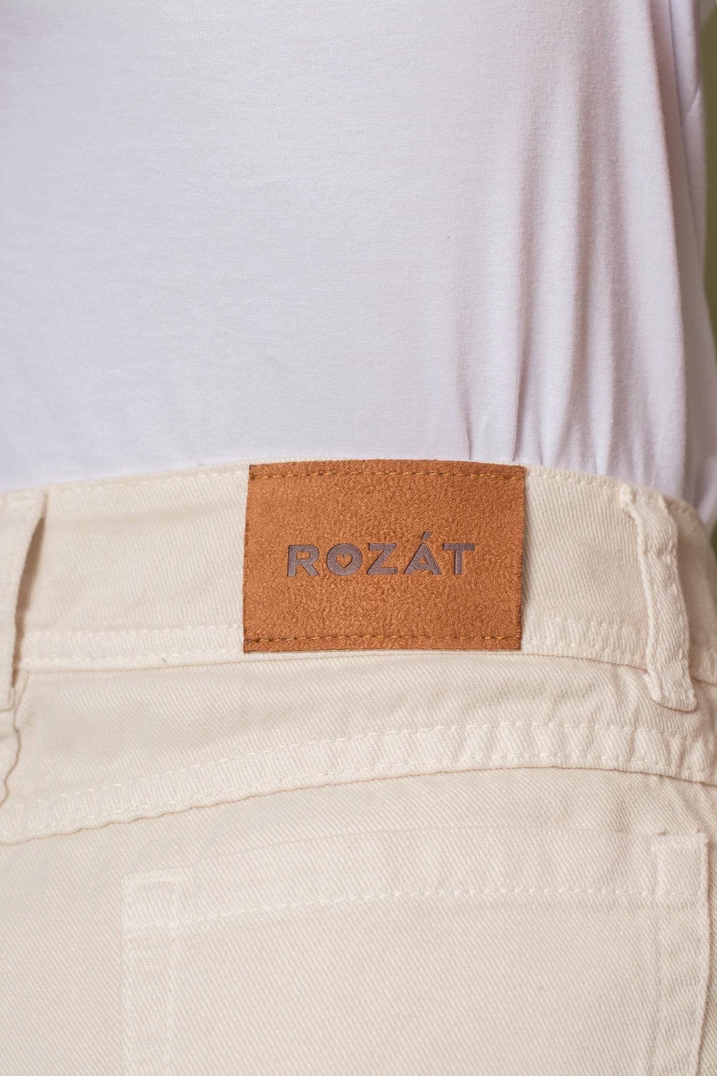 Short Denim - Beige