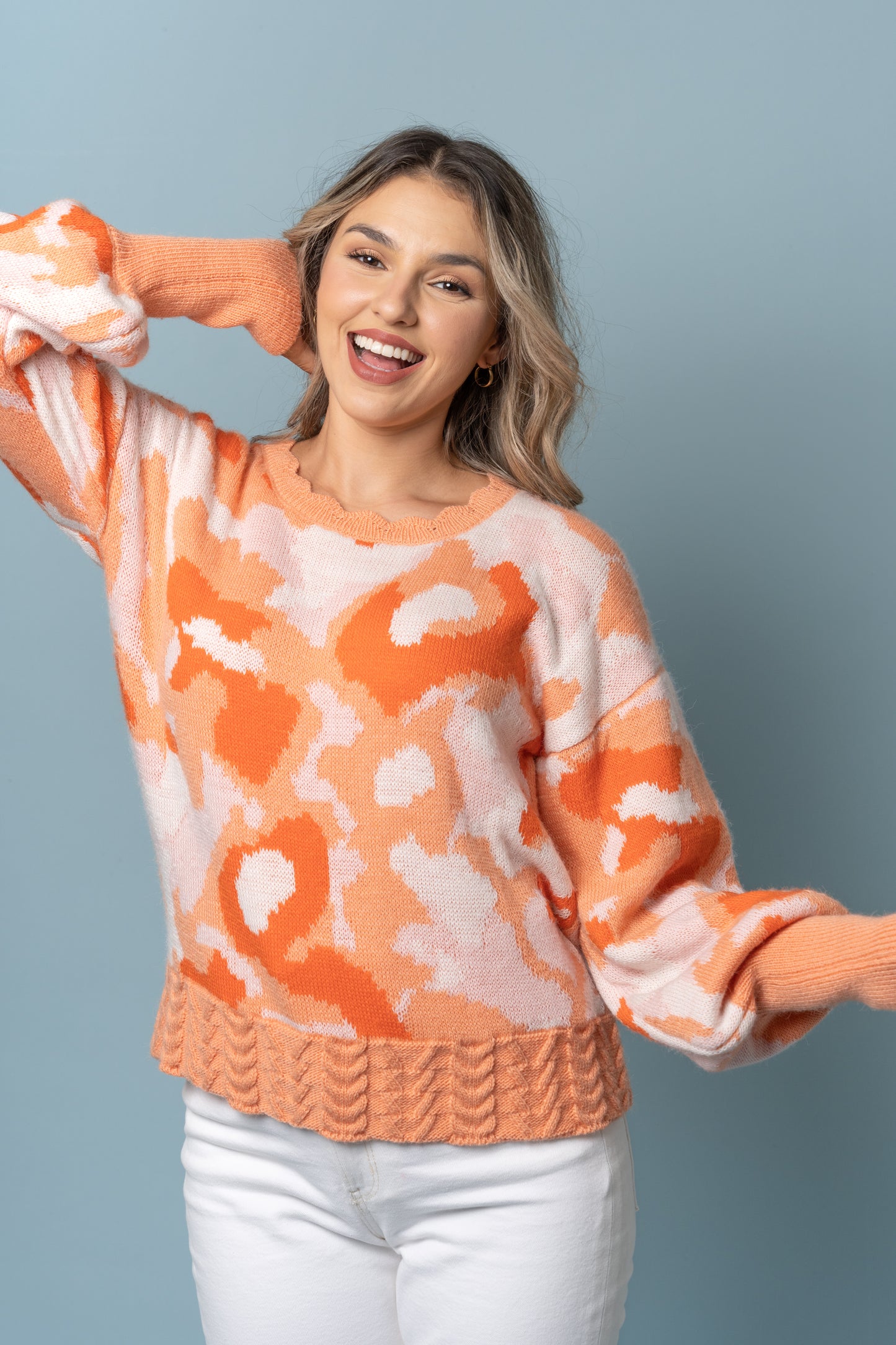 Chompa Claudia - Naranja