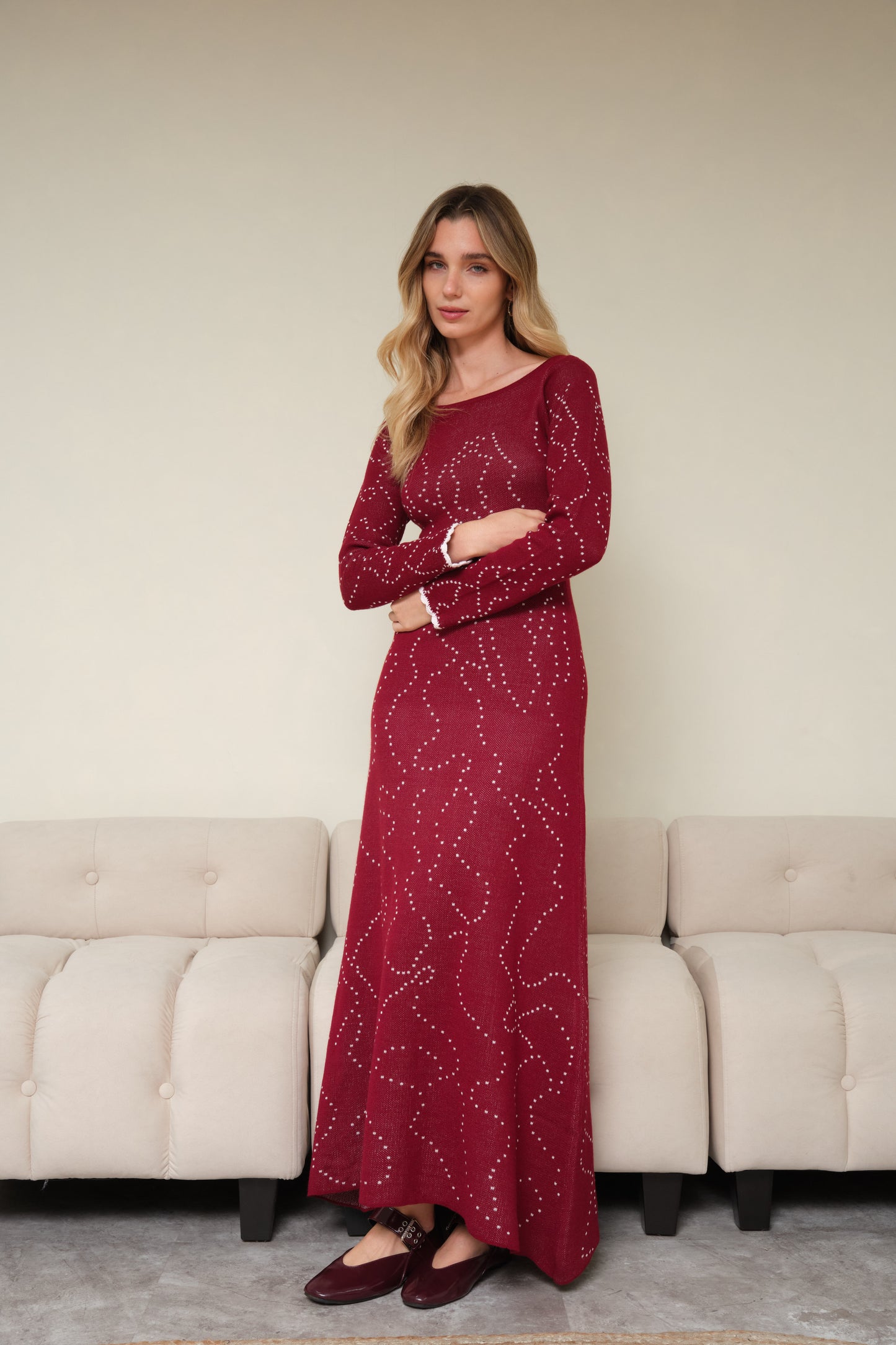Vestido Tizziana - Vino