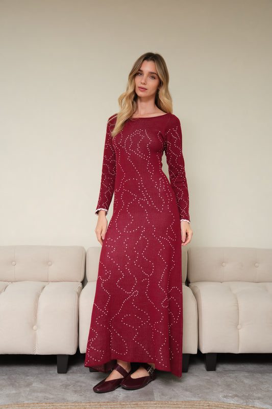 Vestido Tizziana - Vino