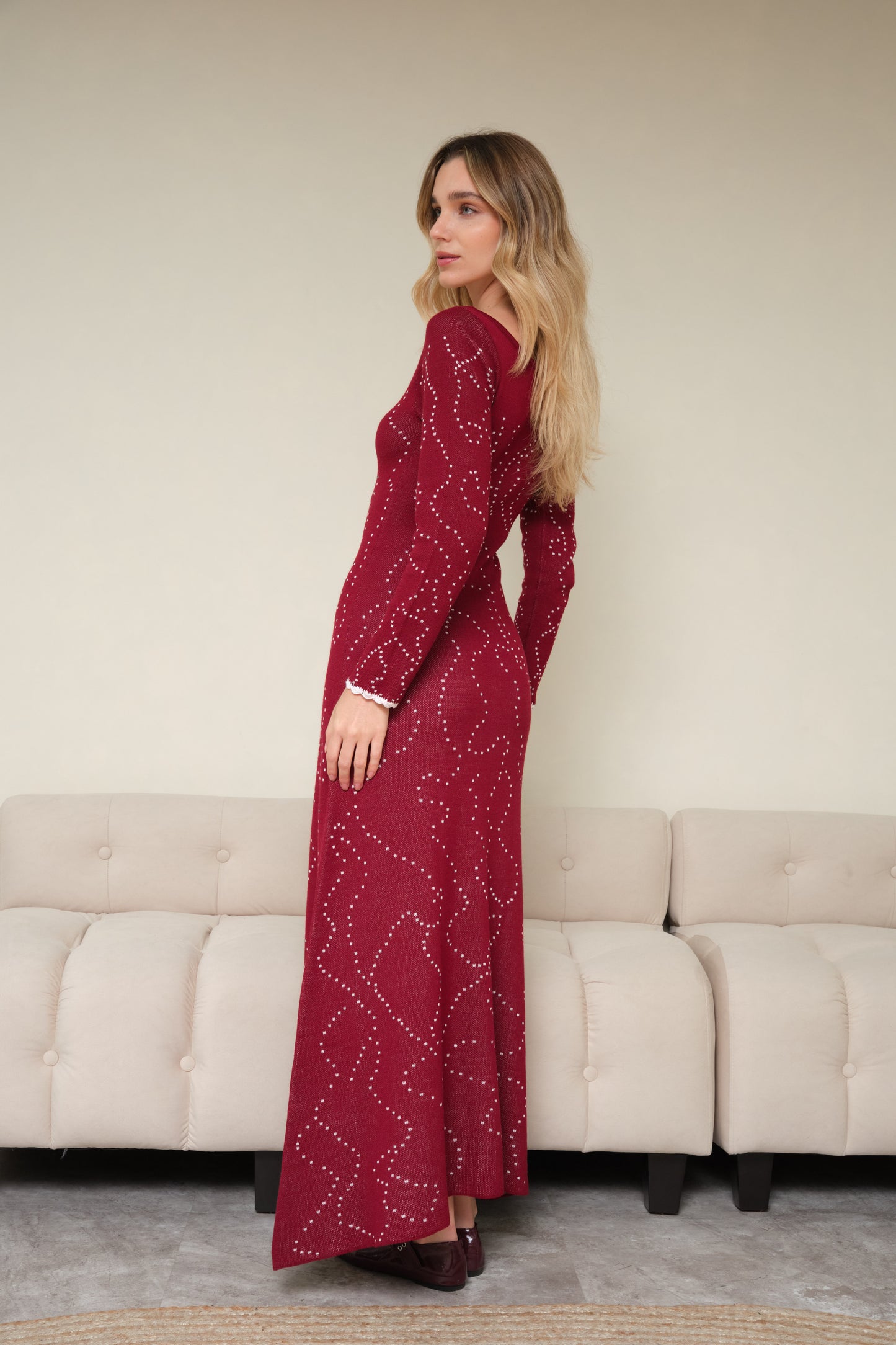 Vestido Tizziana - Vino