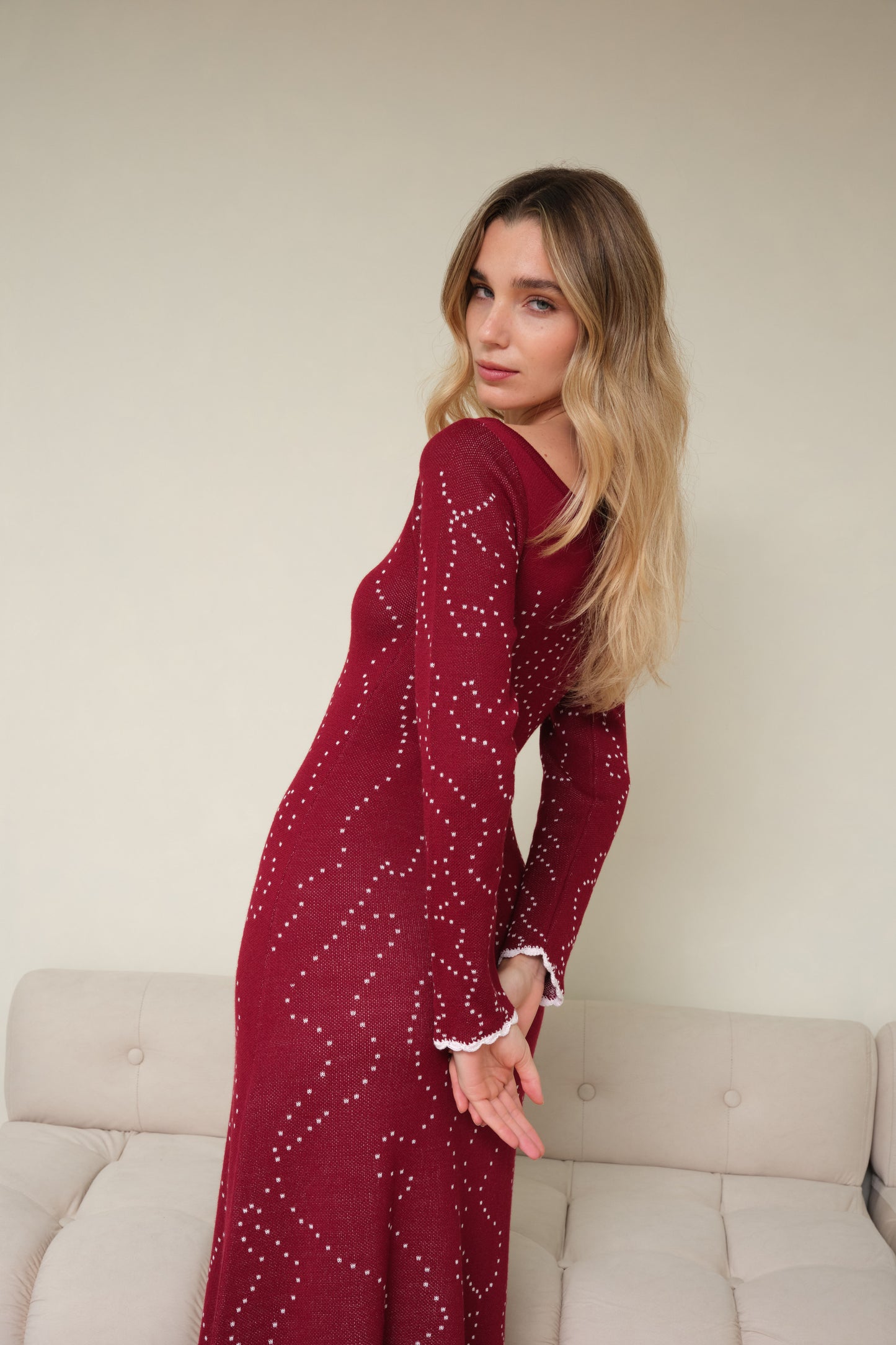 Vestido Tizziana - Vino
