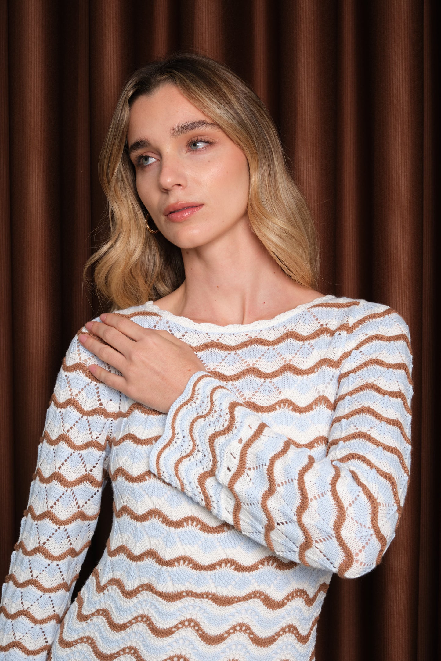 Vestido Narella - Celeste