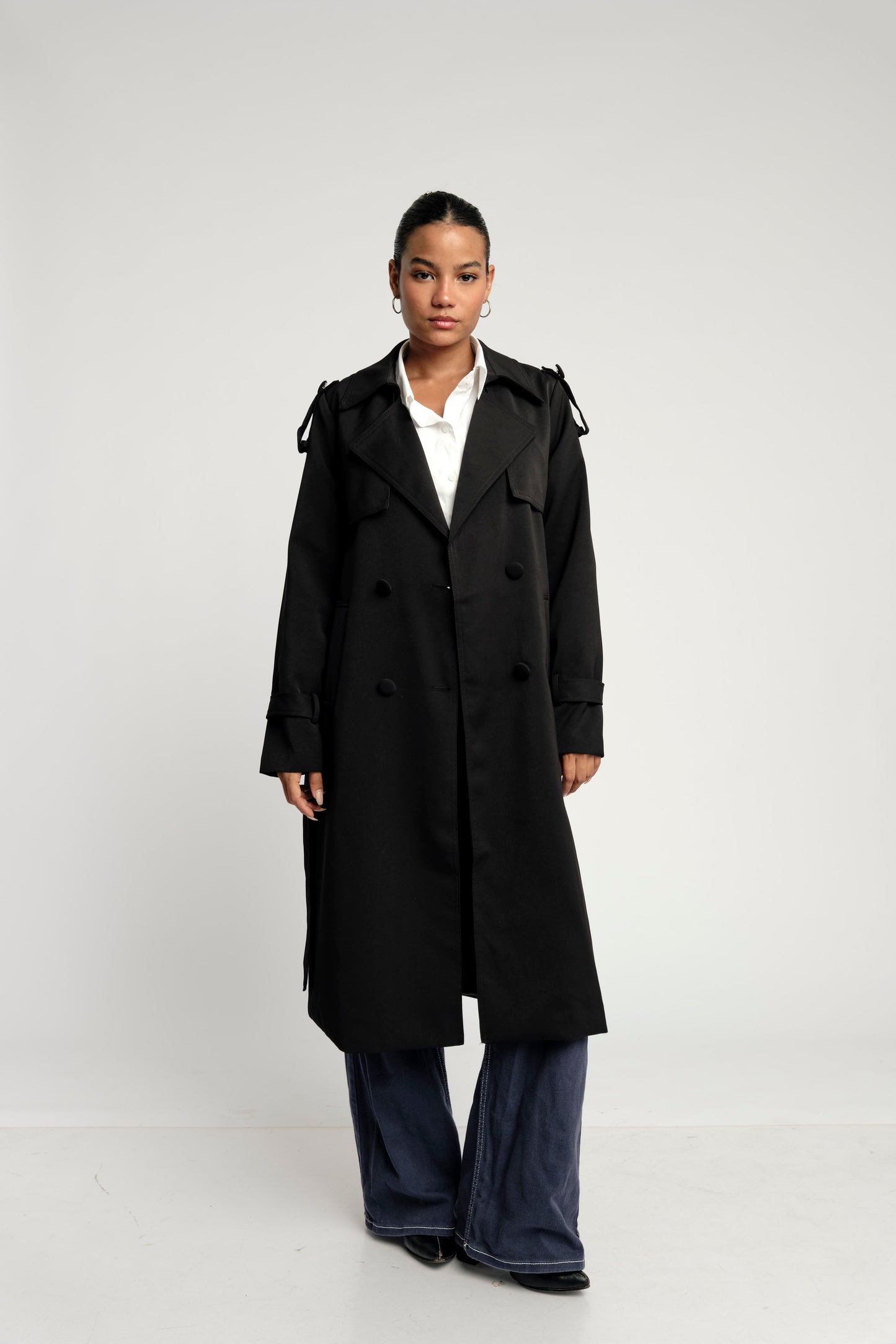 Trench Luna - Negro
