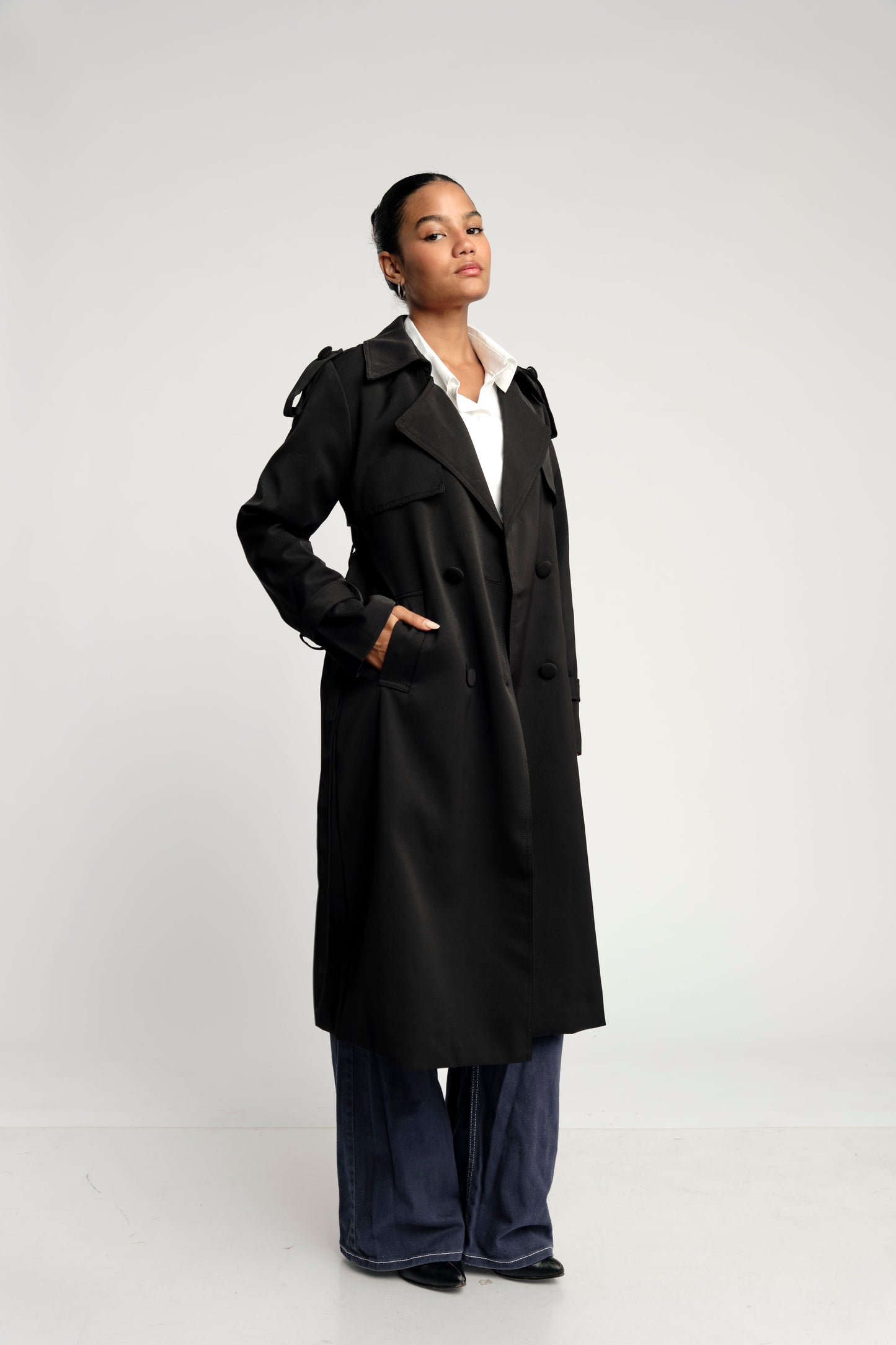 Trench Luna - Negro