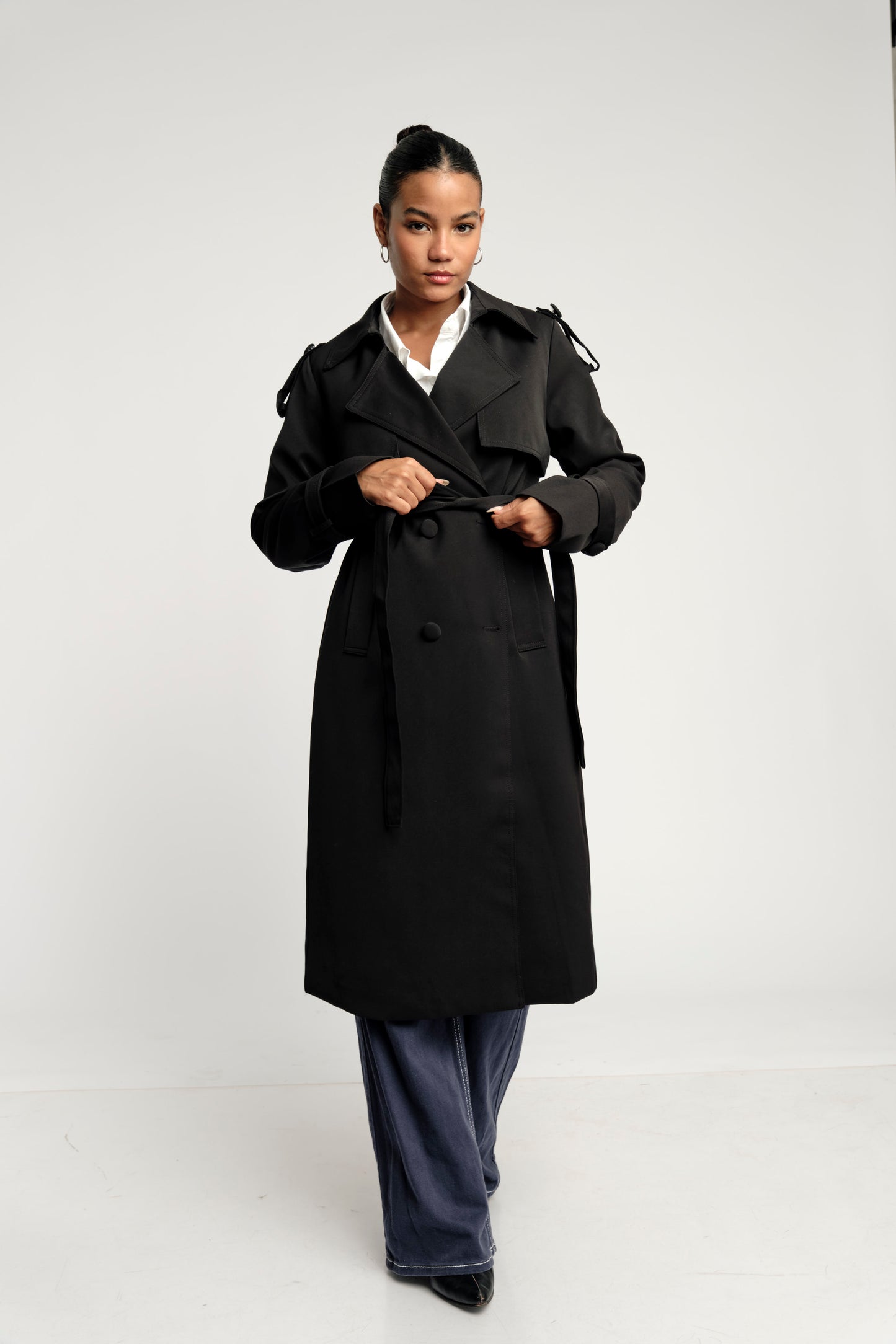 Trench Luna - Negro
