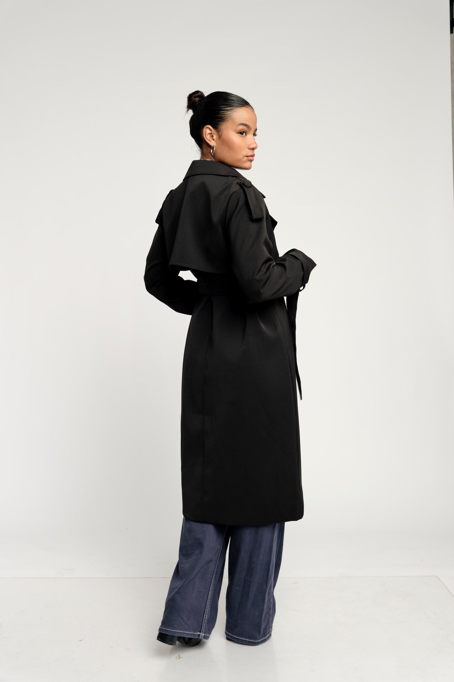 Trench Luna - Negro