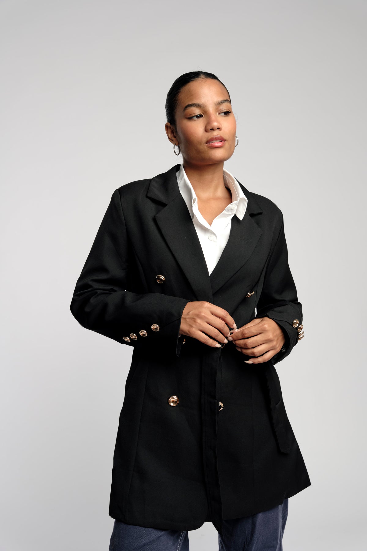 Trench Aura - Negro