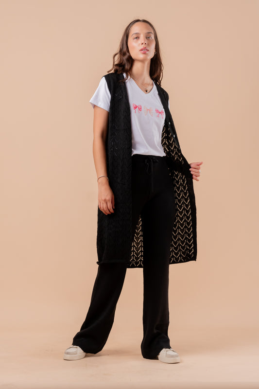 Chaleco Beli - Negro