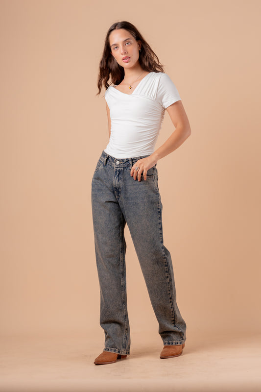 Pantalón Baggy - Madera