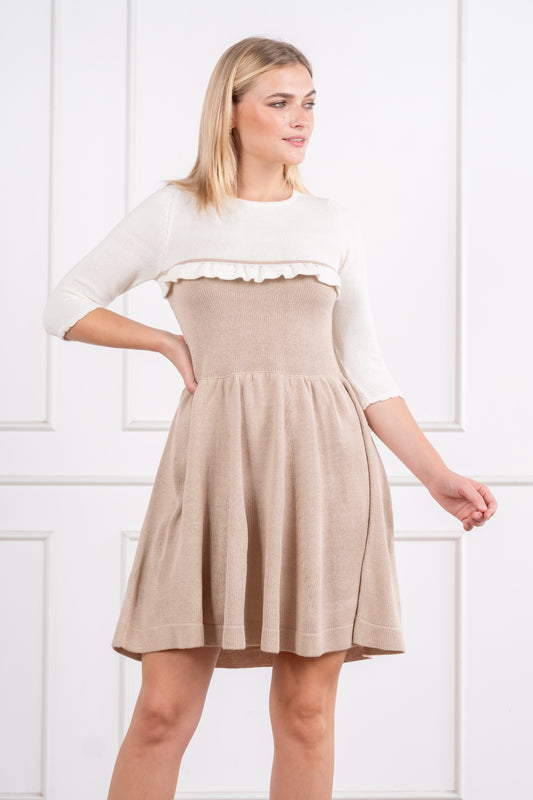 Vestido Noa -  Beige