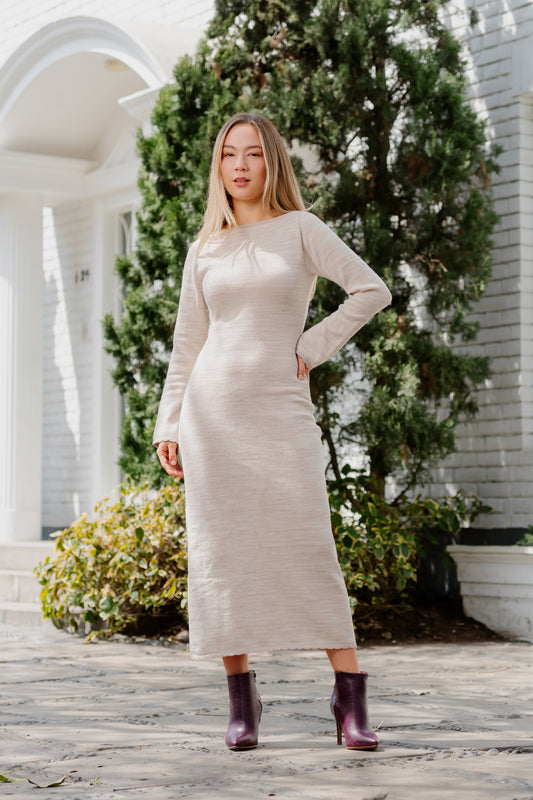 Vestido Selene - Beige