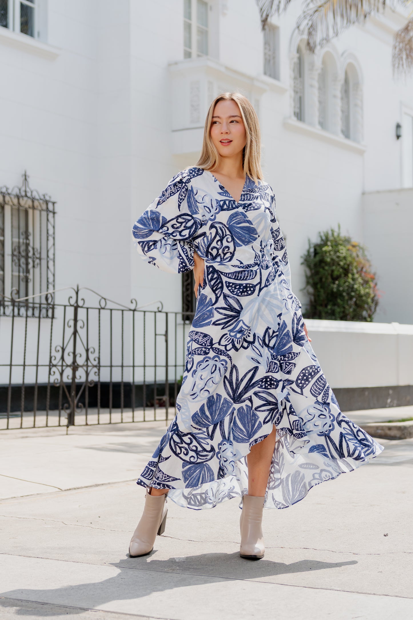 Vestido Anali - Azul