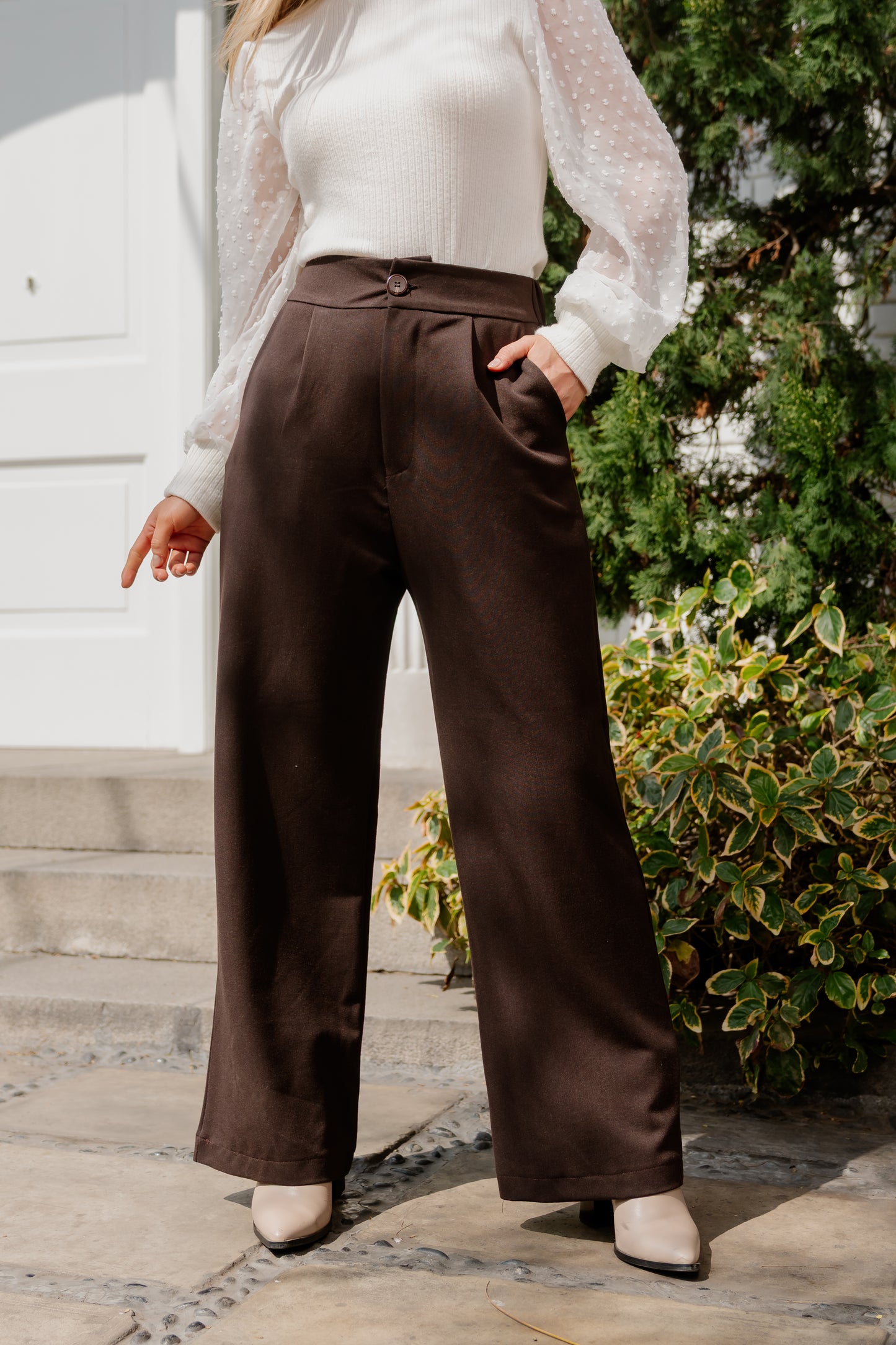 Pantalón Elena - Marrón