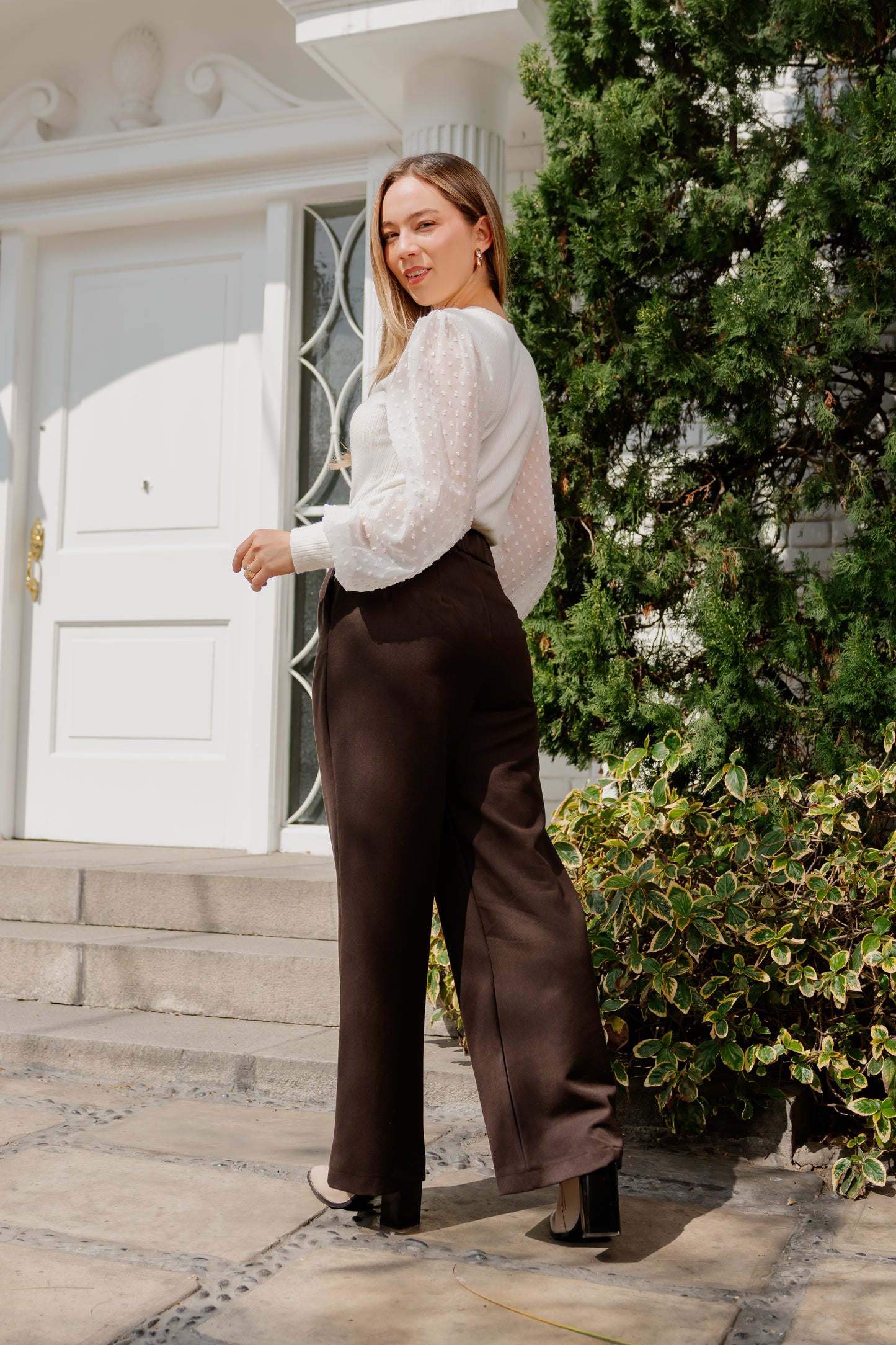 Pantalón Elena - Marrón