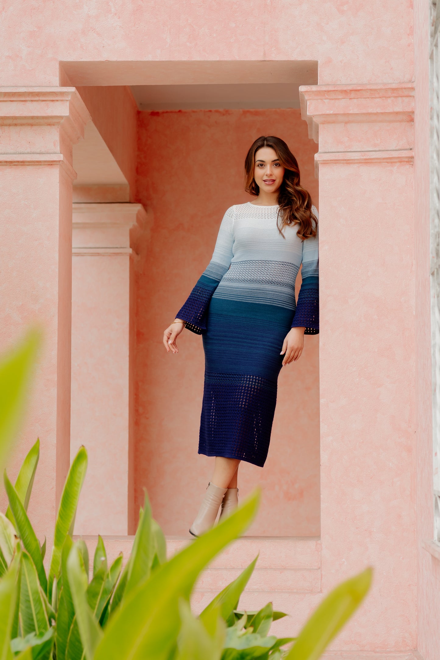 Vestido Mariana - Azul