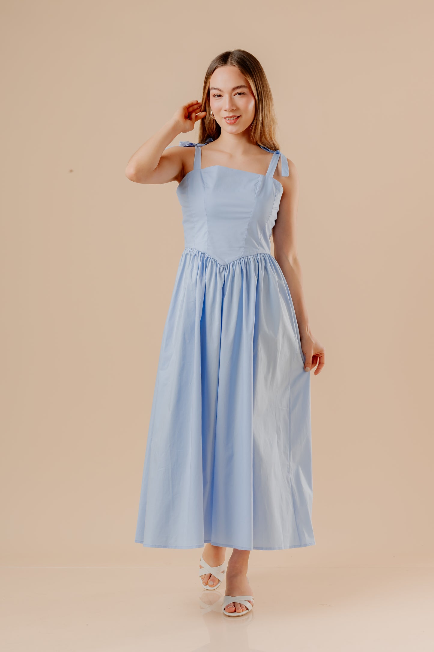 Vestido Lorenza - Celeste