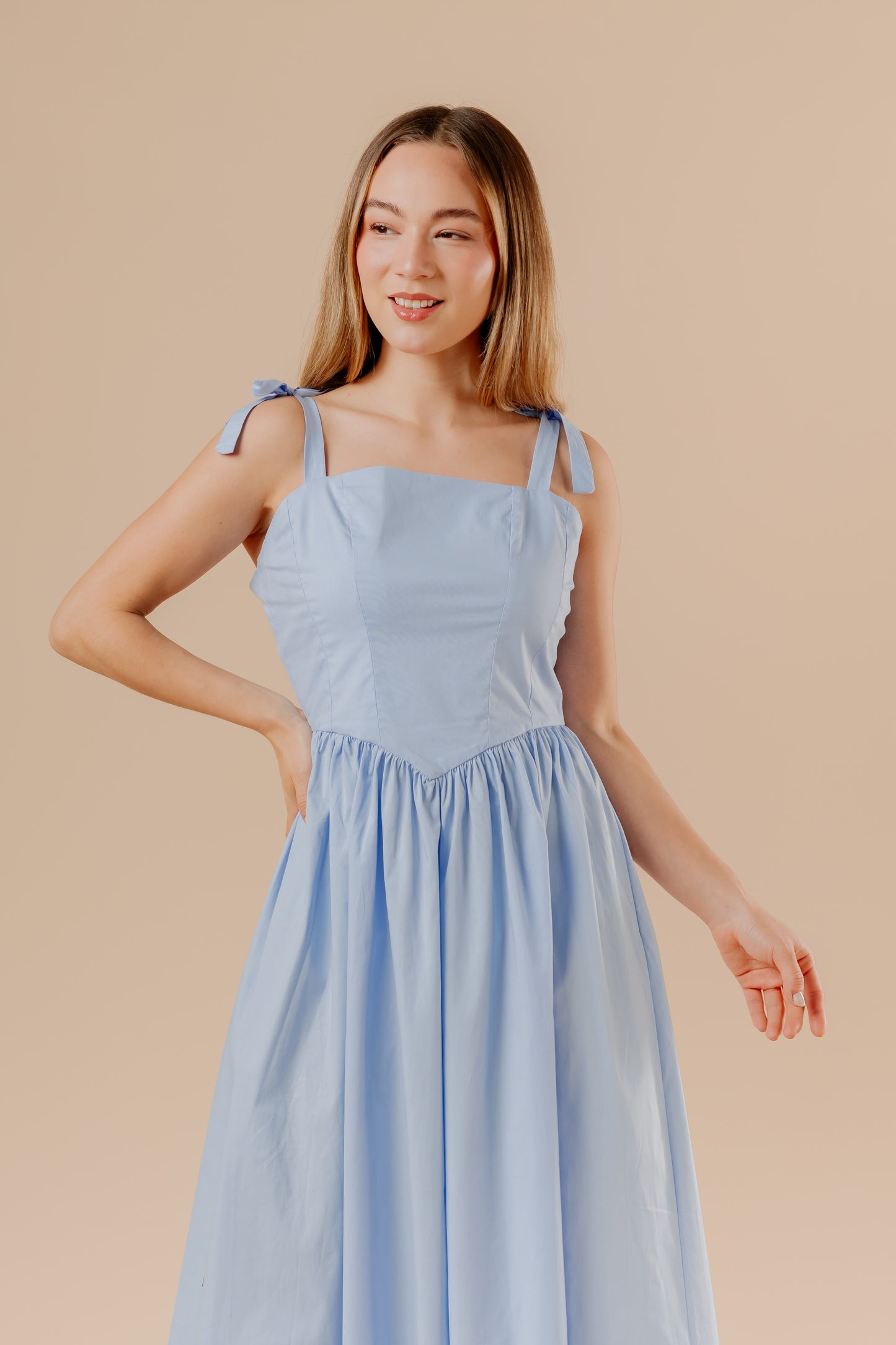 Vestido Lorenza - Celeste