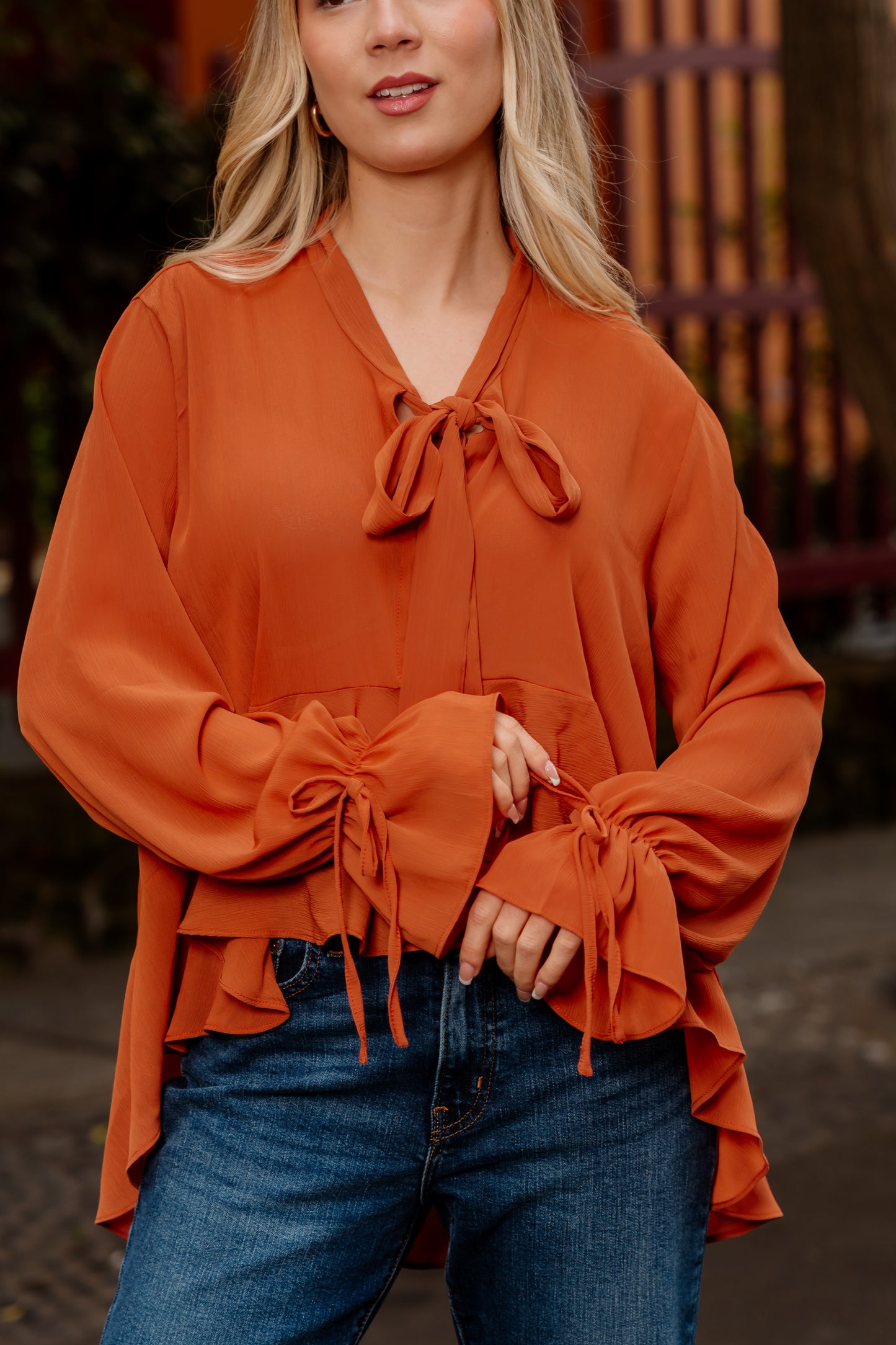 Blusa Nimba - Ladrillo