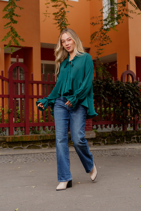 Blusa Nimba - Verde jade