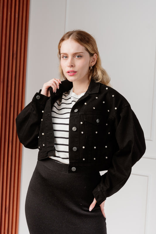 Casaca Denim Miranda - Negro