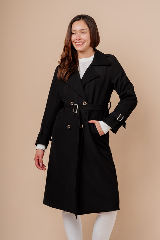 Trench Largo Nana - Negro