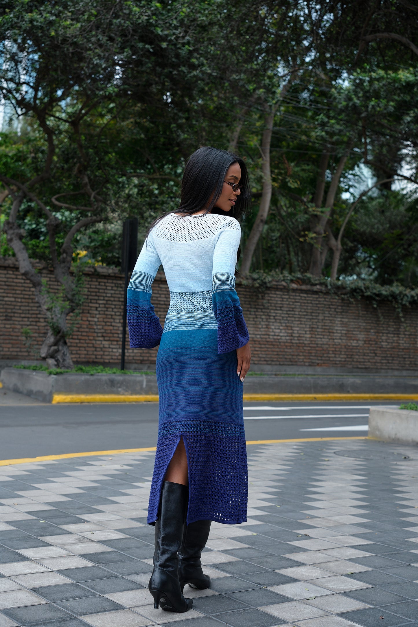Vestido Mariana - Azul
