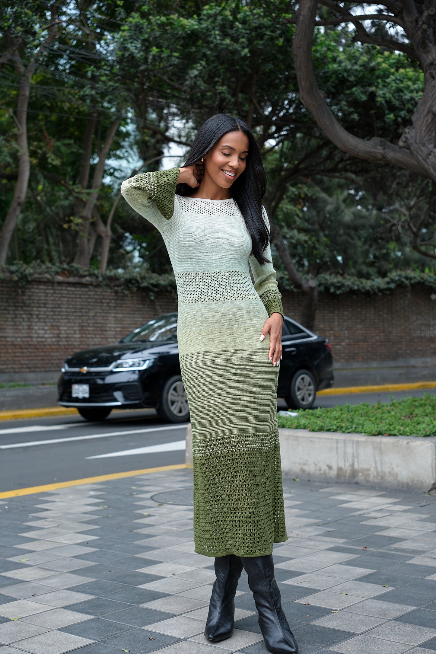 Vestido Mariana - Pistacho