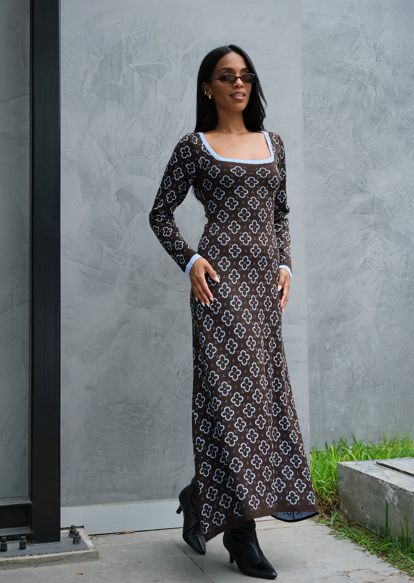 Vestido Sophie - Marrón