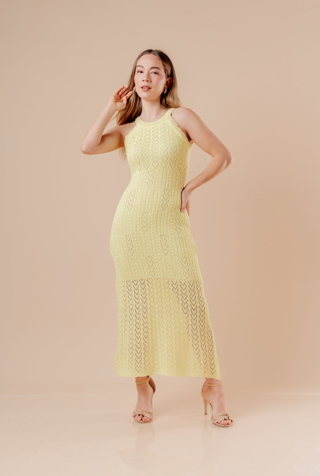 Vestido Ali - Amarillo pastel