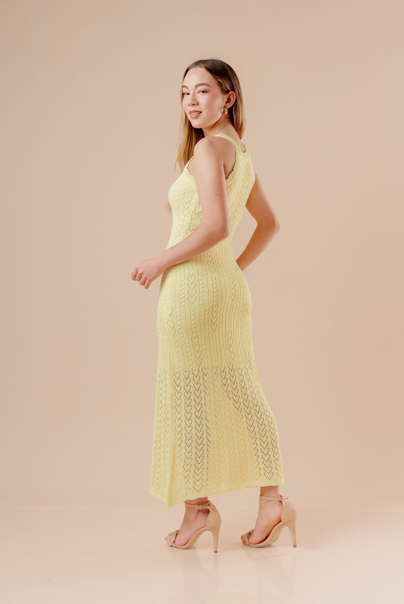 Vestido Ali - Amarillo pastel