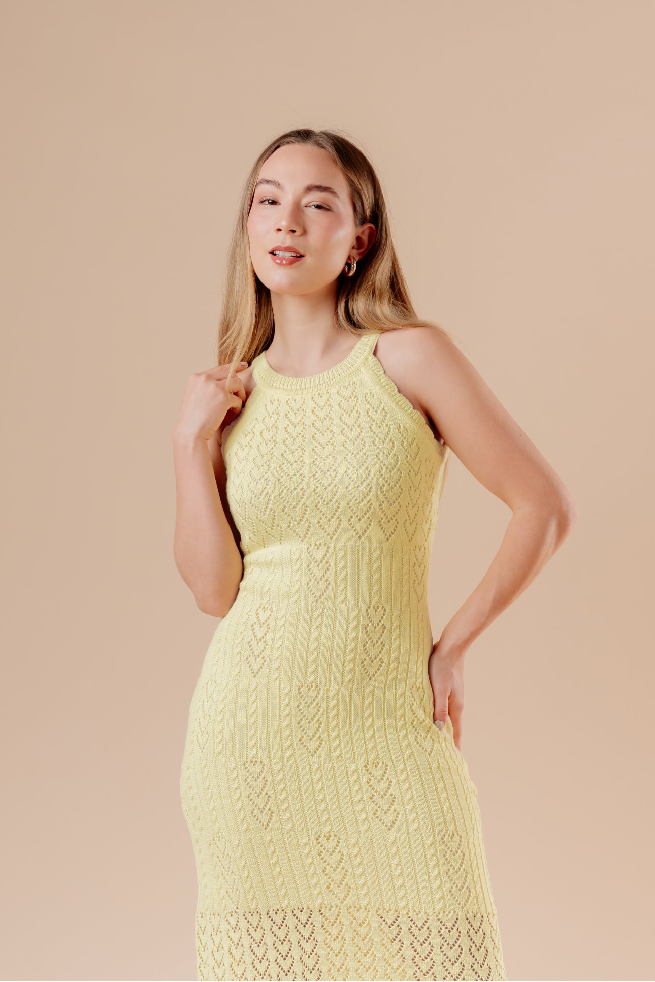 Vestido Ali - Amarillo pastel